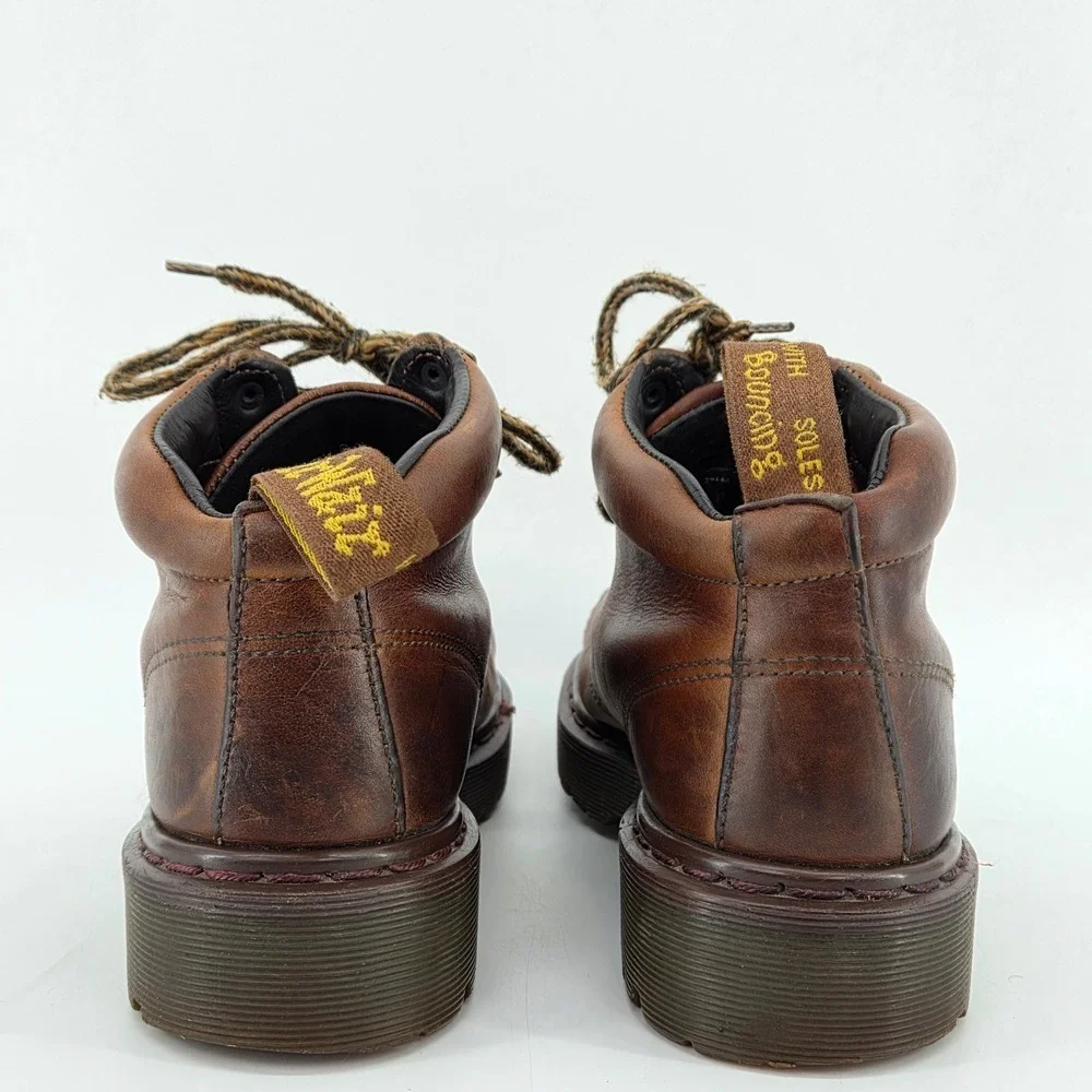 Dr. Martens 8287 Brown‎ Leather Monkey Boots Chunky Y2K Distressed Mens 7